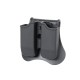 G17/G19/ACP Airsoft Double Mag Pouch Series - Black [Amomax]